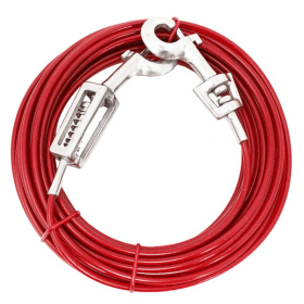 Prestige 40in L Dog Tie-out w Spring