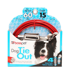 BP Tie-Out W/ Spring 20ft Lrg