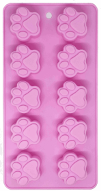 Dogtastic Jelly Shots Silicone Mold Paw Shape 8.5"