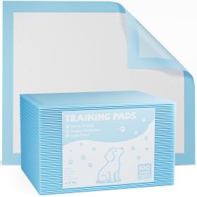 Disposable Dog Training Pads,22"x22" Ultra Absorbent Leak-Proof Quick-Drying Pet Pee Pads for Small to Large Dogs and Puppies Indoor Use, 100 Cou