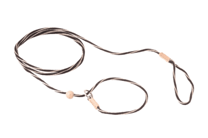 Nylon Slip Lead With Stopper (4 ft  x 1/16 or 2 mm) (Color: Black Gold, size: 4 ft  x 1/16 or 2 mm)