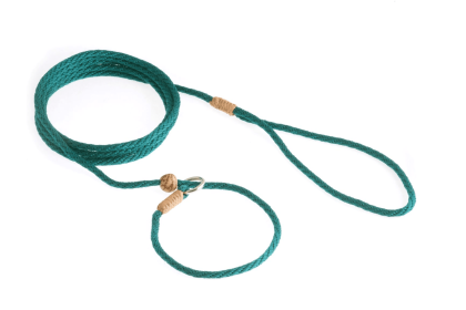 Nylon Slip Lead With Stopper (6 ft  x 1/8in or 4mm) (Color: Pine Green, size: 6 ft  x 1/8in or 4mm)