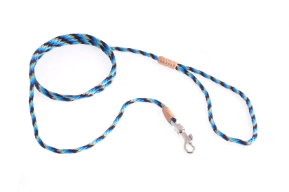 Nylon Snap Leads (4 ft  x 1/8in or 4mm) (Color: Blue Combination, size: 4 ft  x 1/8in or 4mm)