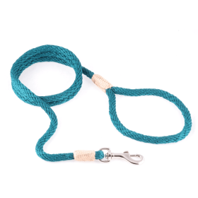 Nylon Snap Leads (4 ft  x 1/8in or 4mm) (Color: Pine Green, size: 4 ft  x 1/8in or 4mm)