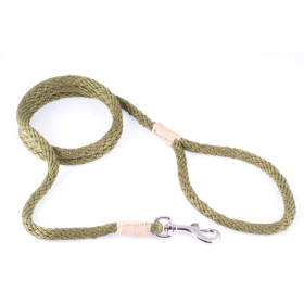 Nylon Snap Leads (6 ft  x 1/8in or 4mm) (Color: Olive Green, size: 6 ft  x 1/8in or 4mm)