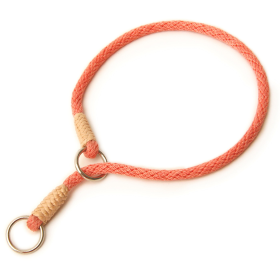 Nylon Slip Collars (16 in x 1/8in or 4mm) (Color: Peach, size: 16 in x 1/8in or 4mm)