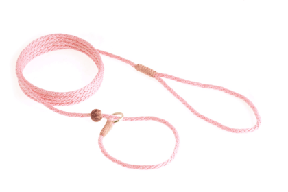 Nylon Slip Lead With Stopper (6 ft  x 1/8in or 4mm) (Color: Pastel Pink, size: 6 ft  x 1/8in or 4mm)