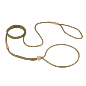Nylon Adjustable Loop Lead (52in x 1/8in or 4mm) (Color: Olive Green, size: 52in x 1/8in or 4mm)