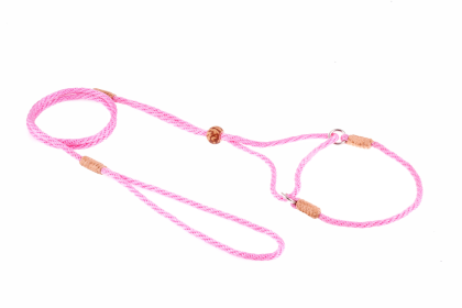 Nylon Martingale Leads (8in x 1/8in or 4mm) (Color: Pastel Pink, size: 8in x 1/8in or 4mm)