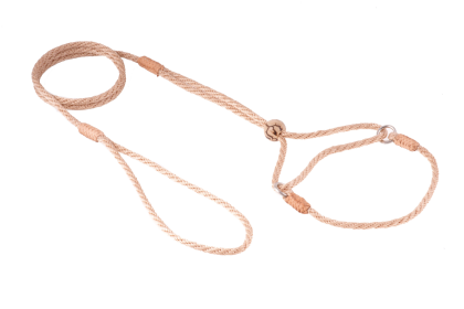 Nylon Martingale Leads (8in x 1/8in or 4mm) (Color: Beige, size: 8in x 1/8in or 4mm)