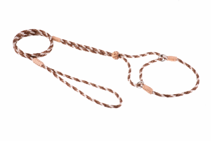 Nylon Martingale Leads (8in x 1/8in or 4mm) (Color: Brown Combination, size: 8in x 1/8in or 4mm)
