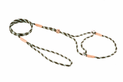 Nylon Martingale Leads (8in x 1/8in or 4mm) (Color: Green Combination, size: 8in x 1/8in or 4mm)