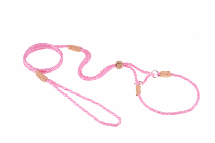 Nylon Martingale Leads (10in x 1/8in or 4mm) (Color: Pastel Pink, size: 10in x 1/8in or 4mm)