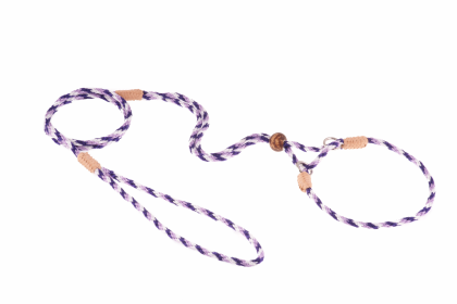 Nylon Martingale Leads (10in x 1/8in or 4mm) (Color: Purple Combination, size: 10in x 1/8in or 4mm)
