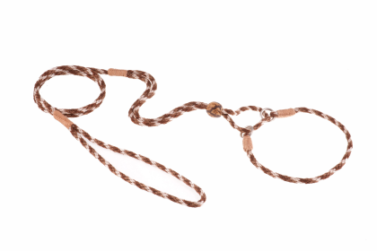 Nylon Martingale Leads (10in x 1/8in or 4mm) (Color: Brown Combination, size: 10in x 1/8in or 4mm)