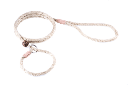 Nylon Slip Lead With Stopper (4 ft  x 1/4in or 6mm) (Color: Gold, size: 4 ft  x 1/4in or 6mm)