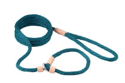 Nylon Slip Leash With 2 Stoppers (6ft  x 5/16in or 8mm) (Color: Pine Green, size: 6ft  x 5/16in or 8mm)