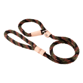 Sport Slip Lead With Stopper (4 ft  x 1/2in or 13mm) (Color: Camouflage, size: 4 ft  x 1/2in or 13mm)