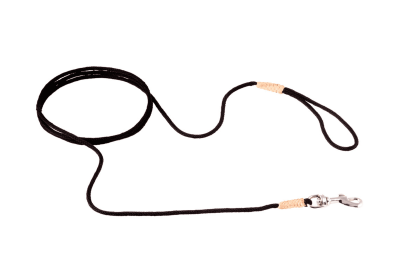 Nylon Snap Leads (4 ft  x 1/16 or 2 mm) (Color: Black Nylon, size: 4 ft  x 1/16 or 2 mm)
