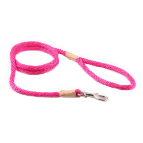 Nylon Snap Leads (4 ft  x 1/8in or 4mm) (Color: Hot Pink, size: 4 ft  x 1/8in or 4mm)