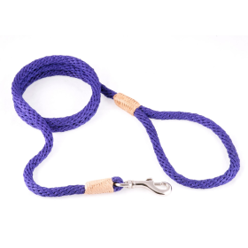 Nylon Snap Leads (6 ft  x 1/8in or 4mm) (Color: Purple, size: 6 ft  x 1/8in or 4mm)