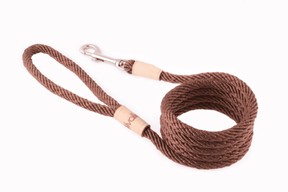 Sport Snap Lead (6 ft  x 5/16in or 8mm) (Color: Brown, size: 6 ft  x 5/16in or 8mm)