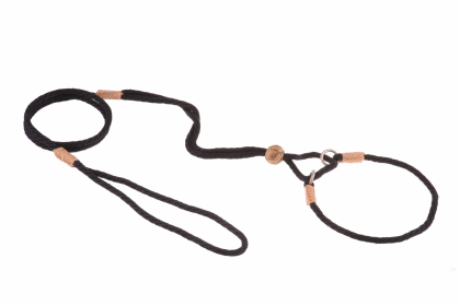 Nylon Martingale Leads (10in x 1/8in or 4mm) (Color: Black Nylon, size: 10in x 1/8in or 4mm)