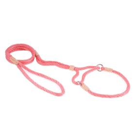 Nylon Martingale Leads (10in x 1/4in or 6mm) (Color: Peach, size: 10in x 1/4in or 6mm)
