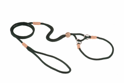 Nylon Martingale Leads (10in x 1/8in or 4mm) (Color: Hunter Green, size: 10in x 1/8in or 4mm)