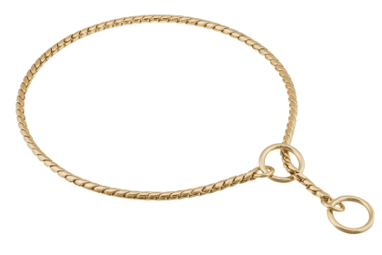Slip Snake Show Chain Collar (18 in x 5.5mm) (Color: Gold Plated Metal Chain, size: 18 in x 5.5mm)