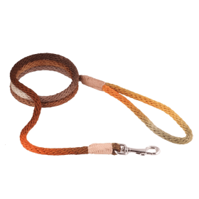 Nylon Snap Leads (4 ft  x 1/16 or 2 mm) (Color: Fall Multicolor, size: 4 ft  x 1/16 or 2 mm)