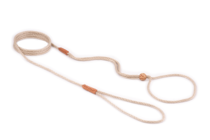 Nylon Adjustable Loop Lead (52in x 1/16 or 2 mm) (Color: Light Camel, size: 52in x 1/16 or 2 mm)