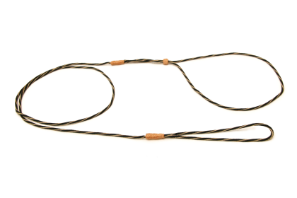 Nylon Adjustable Loop Lead (52in x 1/16 or 2 mm) (Color: Black Gold, size: 52in x 1/16 or 2 mm)
