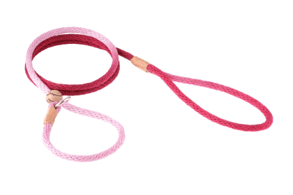 Nylon Slip Lead With Stopper (6 ft  x 1/8in or 4mm) (Color: Burgundy Multicolor, size: 6 ft  x 1/8in or 4mm)