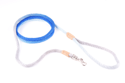 Nylon Snap Leads (4 ft  x 1/8in or 4mm) (Color: Blue Multicolor, size: 4 ft  x 1/8in or 4mm)
