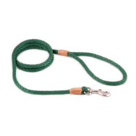 Nylon Snap Leads (6 ft  x 1/8in or 4mm) (Color: Green Multicolor, size: 6 ft  x 1/8in or 4mm)