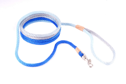 Nylon Snap Leads (6 ft  x 1/8in or 4mm) (Color: Blue Multicolor, size: 6 ft  x 1/8in or 4mm)
