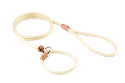 Nylon Slip Lead With Stopper (4 ft  x 1/4in or 6mm) (Color: Light Yellow, size: 4 ft  x 1/4in or 6mm)