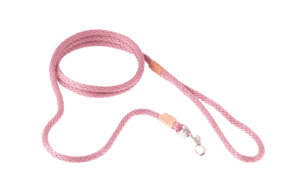 Nylon Snap Leads (4 ft  x 1/8in or 4mm) (Color: Old Rose, size: 4 ft  x 1/8in or 4mm)
