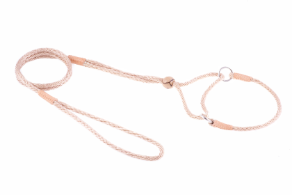 Nylon Martingale Leads (8in x 1/8in or 4mm) (Color: Light Camel, size: 8in x 1/8in or 4mm)