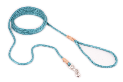 Nylon Snap Leads (6 ft  x 1/8in or 4mm) (Color: Teal Green, size: 6 ft  x 1/8in or 4mm)