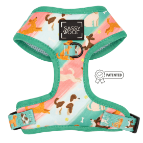 Adjustable Harness (Color: Oodles of Doodles, size: medium)