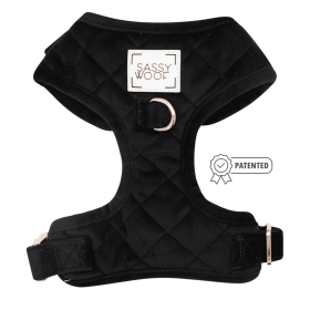 Adjustable Harness (Color: I Do, Too (Black), size: Xlarge)