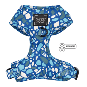 Adjustable Harness (Color: Santorini, size: Xlarge)