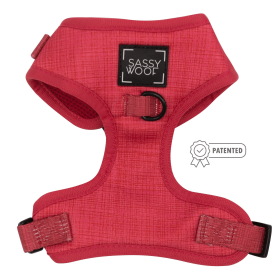 Adjustable Harness (Color: Merlot, size: small)