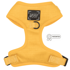 Adjustable Harness (Color: Sunflower Fields, size: large)