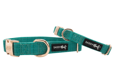 Collar (Color: Green, size: small)