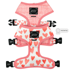 Reversible Harness (Color: Pink, size: XL)