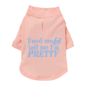The Essential T-Shirt - Feed Me & Tell Me I'm Pretty (Color: Lemonade, size: X Large)