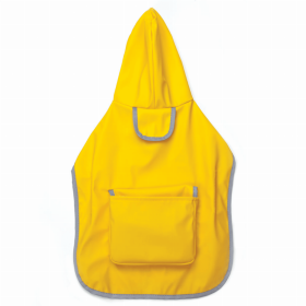 Zack & Zoey Reversible Pocket Raincoat (Color: Yellow, size: Xsmall)
